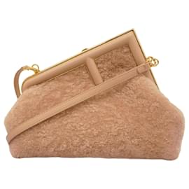 Fendi-Fendi Beige Shoulder Bag-Beige