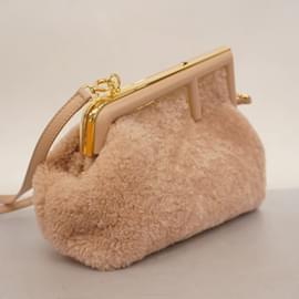 Fendi-Sac à épaule beige Fendi-Beige