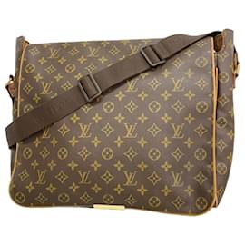 Louis Vuitton-Bolsa de Ombro Monogram Abess da Louis Vuitton-Marrom
