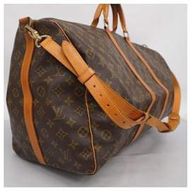 Louis Vuitton-Louis Vuitton Monogram Keepall Bandouliere 60-Marrom