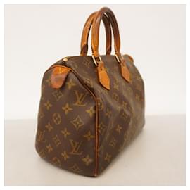 Louis Vuitton-Bolsa Louis Vuitton Monogram Speedy 25-Marrom