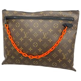 Louis Vuitton-Louis Vuitton Monogram Solar Ray Clutch Bag-Brown