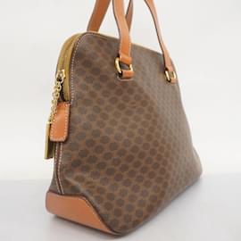 Céline-Celine Macadam Brown Handbag-Brown