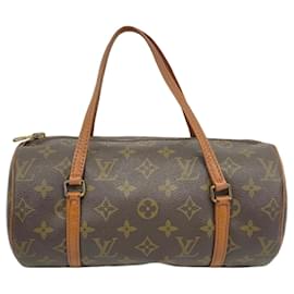 Louis Vuitton-Bolsa Louis Vuitton Monogram Papillon 26-Marrom