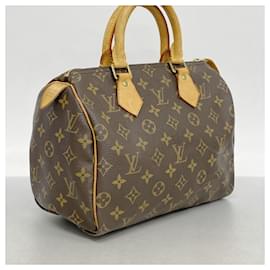 Louis Vuitton-Bolsa Louis Vuitton Monogram Speedy 25-Marrom