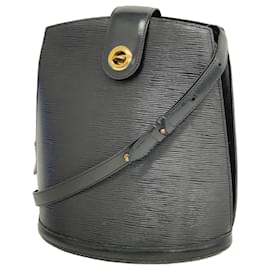 Louis Vuitton-Bolsa de Ombro Cluny Epi Louis Vuitton-Preto