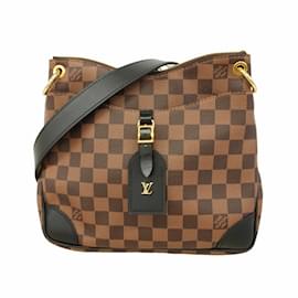 Louis Vuitton-Bolsa de Ombro Louis Vuitton Damier Odeon PM NM-Damier ebene