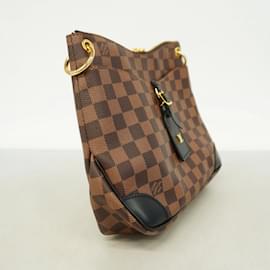 Louis Vuitton-Bolsa de Ombro Louis Vuitton Damier Odeon PM NM-Damier ebene
