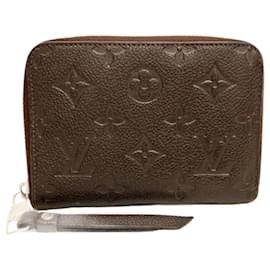 Louis Vuitton-Louis Vuitton Zippy coin purse-Brown