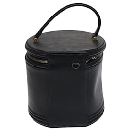 Louis Vuitton-LOUIS VUITTON Bolsa de Mão Epi Cannes Preta M48032 LV Auth bs23682-Preto