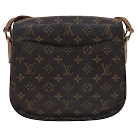 Louis Vuitton-LOUIS VUITTON Monogram Saint Cloud GM Bolsa de Ombro M51242 LV Auth hk2296-Monograma