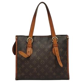 Louis Vuitton-LOUIS VUITTON Bolsa de Mão Monogram Popincourt Haut M40007 LV Auth BA876-Monograma