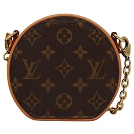 Louis Vuitton-LOUIS VUITTON Monogram Mini Boite Chapeau Bolsa de Ombro M44699 LV Auth BD788SA-Monograma