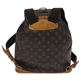 Louis Vuitton-LOUIS VUITTON Monogram Montsouris GM Backpack M51135 LV Auth EC875-Monogram