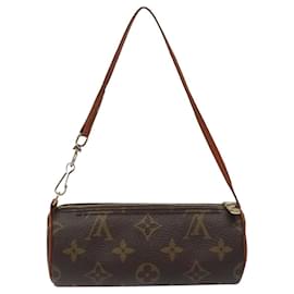 Louis Vuitton-LOUIS VUITTON Monogram Papillon Pouch LV Auth hk2285-Monogram
