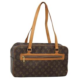 Louis Vuitton-LOUIS VUITTON Bolsa de Mão Monogram Cite GM M51181 LV Auth sw225-Monograma