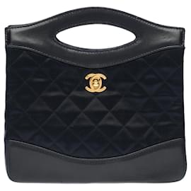 Chanel-CHANEL 31 Vintage Black Leather Bag - 102607-Black