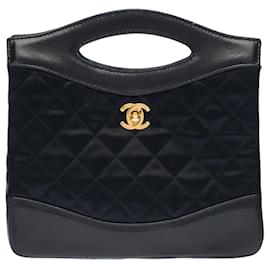 Chanel-CHANEL 31 Vintage Black Leather Bag - 102607-Black