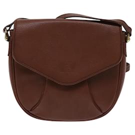 Autre Marque-Burberrys Shoulder Bag Leather Brown Auth ti2945-Brown