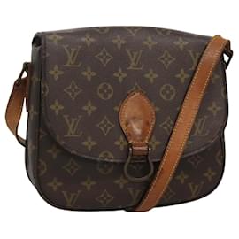 Louis Vuitton-LOUIS VUITTON Monogram Saint Cloud GM Bolsa de Ombro M51242 LV Auth 106769-Monograma
