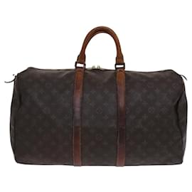 Louis Vuitton-LOUIS VUITTON Monogram Keepall 50 Boston Bag M41426 LV Auth EC698-Monogram
