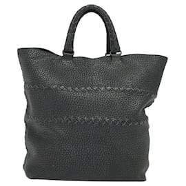 Autre Marque-BOTTEGA VENETA Tote Bag Leather Gray 222336 Auth fm4480-Brown