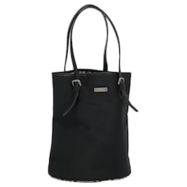 Autre Marque-Burberrys Blue Label Tote Bag Nylon Black Auth BA974-Black
