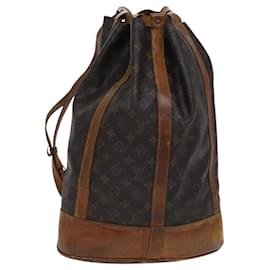 Louis Vuitton-LOUIS VUITTON Monogram Randonnee GM Bolsa de Ombro M42244 LV Auth EC629-Monograma