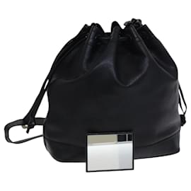 Autre Marque-BOTTEGA VENETA Shoulder Bag Leather Black Auth bs23701-Black