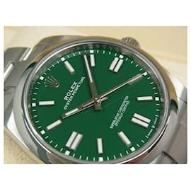 Rolex-ROLEX Oyster PERPETUAL 41 green 124300 '24 purchased Mens-Silvery