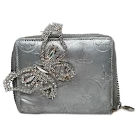 Louis Vuitton-LOUIS VUITTON Wallets T.  Patent leather-Silvery