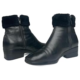 Saint Laurent-SAINT LAURENT Boots T.EU 36 Leather-Black