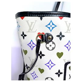 Louis Vuitton-Neverfull "MM Game On". Limited Edition.-White