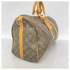 Louis Vuitton-Louis Vuitton Monogram Keepall Bandouliere 45-Marrom