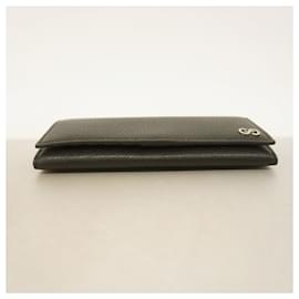 Gucci-Gucci Long Wallet Durian 481727-Black