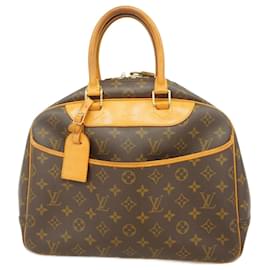 Louis Vuitton-Bolsa Deauville Monogram Louis Vuitton-Marrom