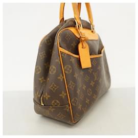 Louis Vuitton-Bolsa Deauville Monogram Louis Vuitton-Marrom