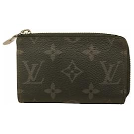 Louis Vuitton-Louis Vuitton Monogram Eclipse Coin Case-Black