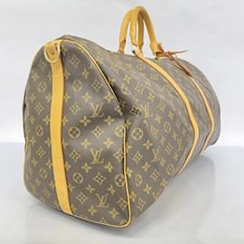 Louis Vuitton-Louis Vuitton Monogram Keepall Bandoulière 60-Marrom