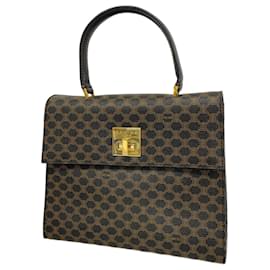 Céline-Celine Macadam Black Handbag-Black