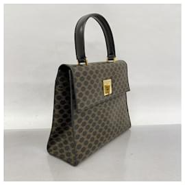 Céline-Celine Macadam Black Handbag-Black