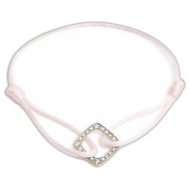 Dinh Van Bracelet Impression L White Gold Diamond Large Link Bracelet New Strap Silvery