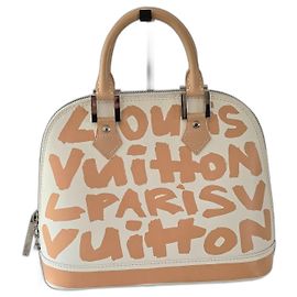 Louis Vuitton Alma Graffiti Bege