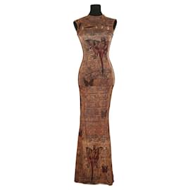 Autre Marque-Wool dress-Brown