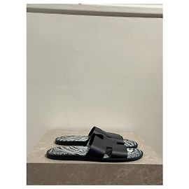 Hermès HERMES Sandals T.EU 44.5 Leather Blue