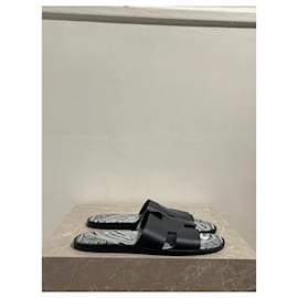 Hermès-HERMES Sandals T.EU 44.5 Leather-Blue
