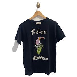 GUCCI Tops T.International L Algodón Negro