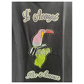 Gucci-GUCCI Tops T.International L Cotton-Black
