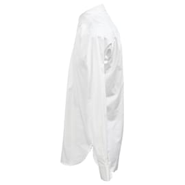 Saint Laurent-Chemise Slim-Fit Saint Laurent en coton blanc-Blanc,Écru