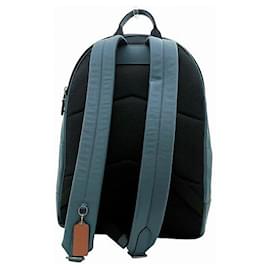 Coach-Coach Stripe Backpack CG995-Blue